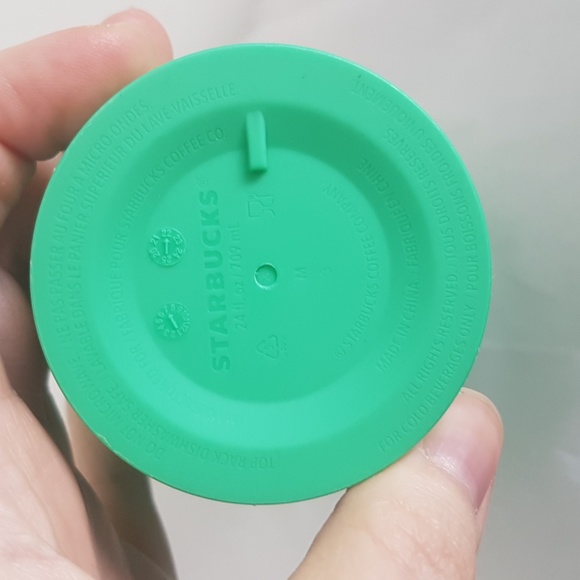 Starbucks 2023 Choose to Reuse Earth Green Tall Reusable Cup w Lid 24 oz/709 ml - Picture 5 of 16